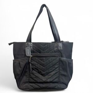 Cynthia Rowley | Black Quilted Tote Bag